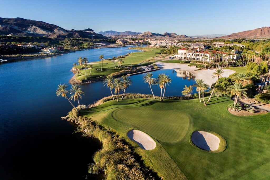 Reflection Bay golf course and club at Lake Las Vegas